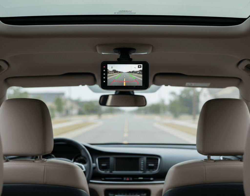Rear dashcams for vehicle safety and accident protection